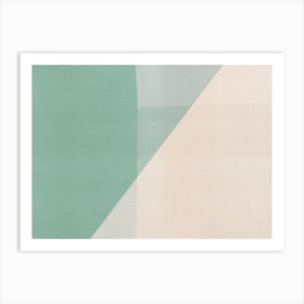 Stacking Triangles 1 Art Print