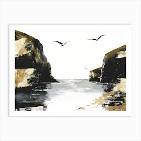 Seagulls 16 Art Print