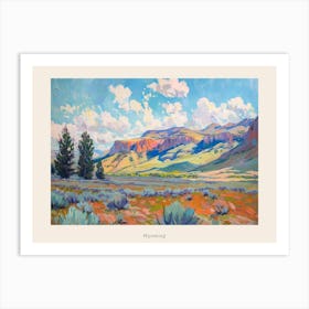 Western Landscapes Wyoming 4 Poster Art Print