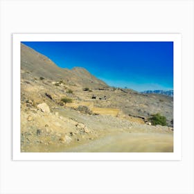 Dirt Road In The Mountains Poster