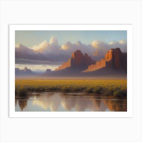 Desert Oil Art Print