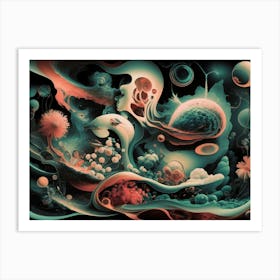 Psychedelic Painting 4 Art Print