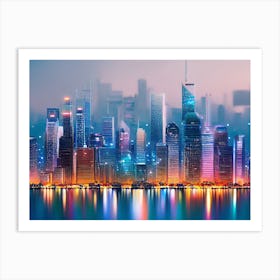 Cityscape 75 Art Print