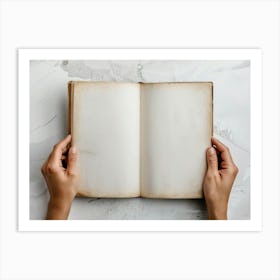 Blank Book (9) Art Print