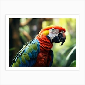 Colorful Parrot Art Print