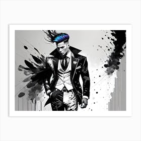 Man In A Suit Art Print