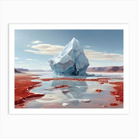 Desert Iceberg Art Print