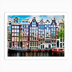 Amsterdam Canals 15 Art Print