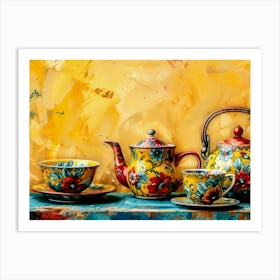 Teapots Art Print