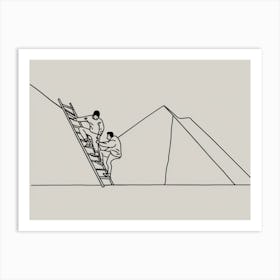 Pyramids Of Giza Art Print