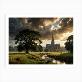 Salisbury Cathedral 3 Art Print