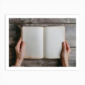 Blank Book (10) Art Print