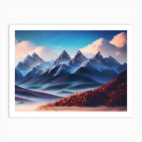 Mountain Landscape 38 Art Print