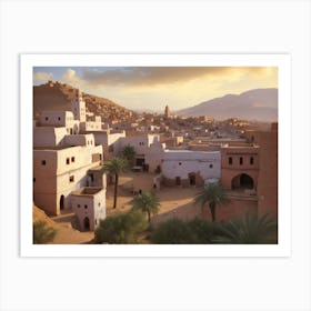 Old Moroccan City 1 Art Print