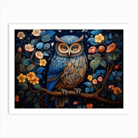 Contemporary Owl 6 Art Print