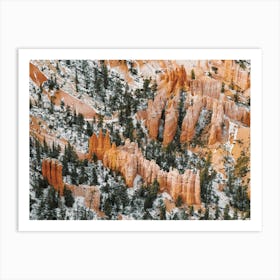 Utah Desert Snow Art Print