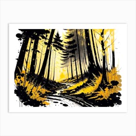 Forest Path 3 Art Print