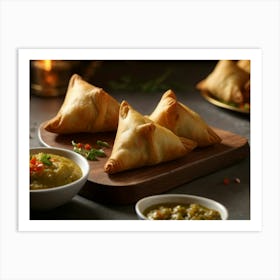 Samosas Art Print