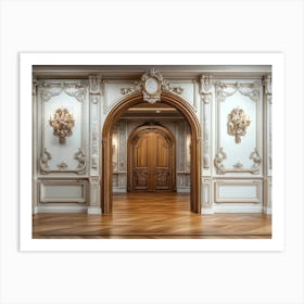 Ornate Hallway Art Print