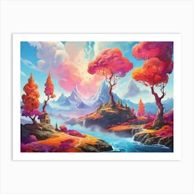 Land Of Trees Art Print