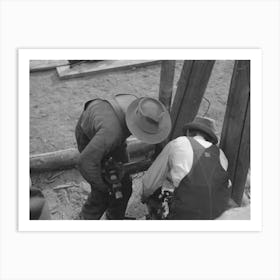 Untitled Photo, Possibly Related To Free Barbecue, Labor Day, Ridgway, Colorado By Russell Lee Art Print