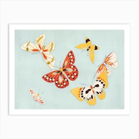 Japanese Butterfly, Kamisaka Sekka 1 Art Print