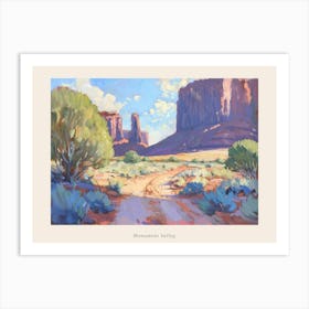 Western Landscapes Monument Valley 9 Poster Art Print