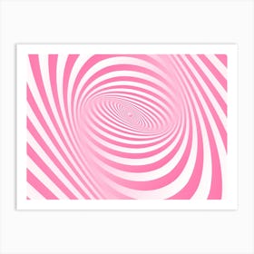 Illusion Spiral Art Print