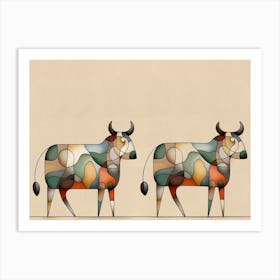 Toros G�minis Art Print