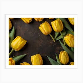 Yellow Tulips Art Print