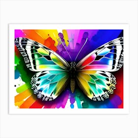 Colorful Butterfly 5 Art Print