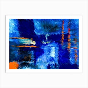 Acrylic Extruded Painting 43 Art Print