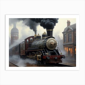 Steam Locomotive 1 Art Print