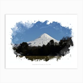 Parque Nacional Conguillío, Sur Chico, Chile Art Print