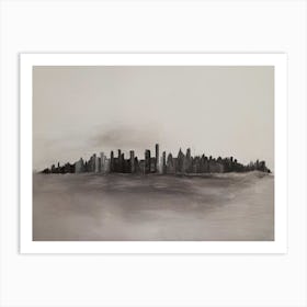 New York City Skyline 1 Art Print