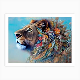 Lion king 18 Art Print