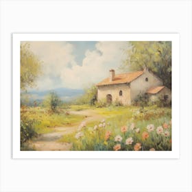 House In The Countryside Art Print