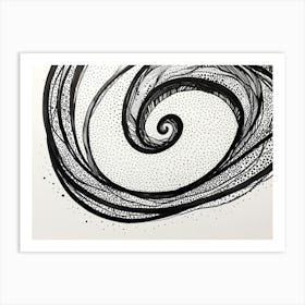 Spiral Drawing Art Print