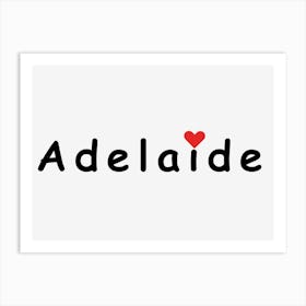 Adelaide Love Art Print