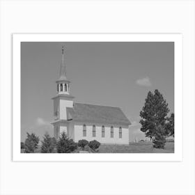 Genesee Valley Lutheran Church,Latah County, Idaho By Russell Lee Art Print