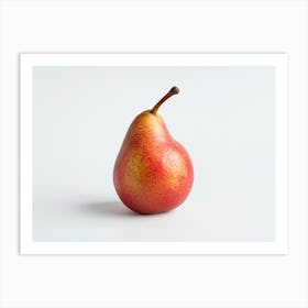 Pear On White Background 2 Art Print