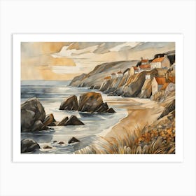 European Coastal Painting (157) Art Print