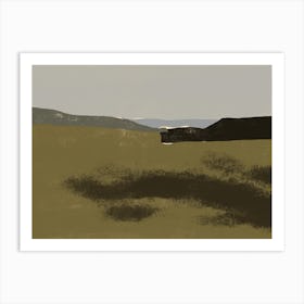 Barn In The Field Poster