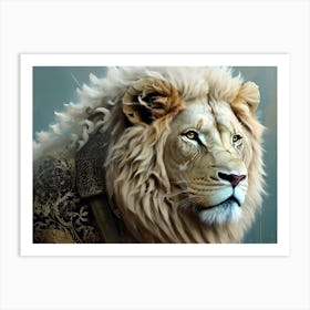 Lion art 68 Art Print