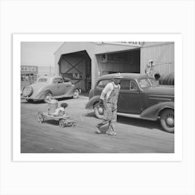 Water Must Be Hauled To Some Of The Residences In Phoenix, Arizona By Russell Lee Art Print