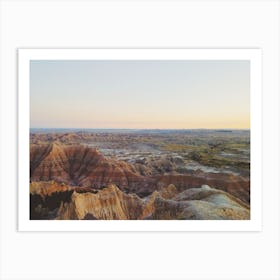 Badlands National Park Art Print