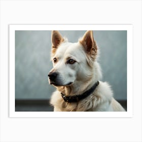 Waiting Dog Art Print