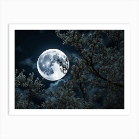 Full Moon Art Print