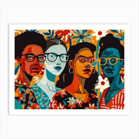 Women Of Color 12 Art Print