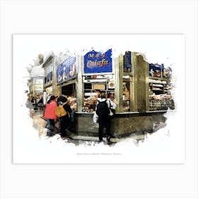 Queen Victoria Market, Melbourne, Victoria Art Print